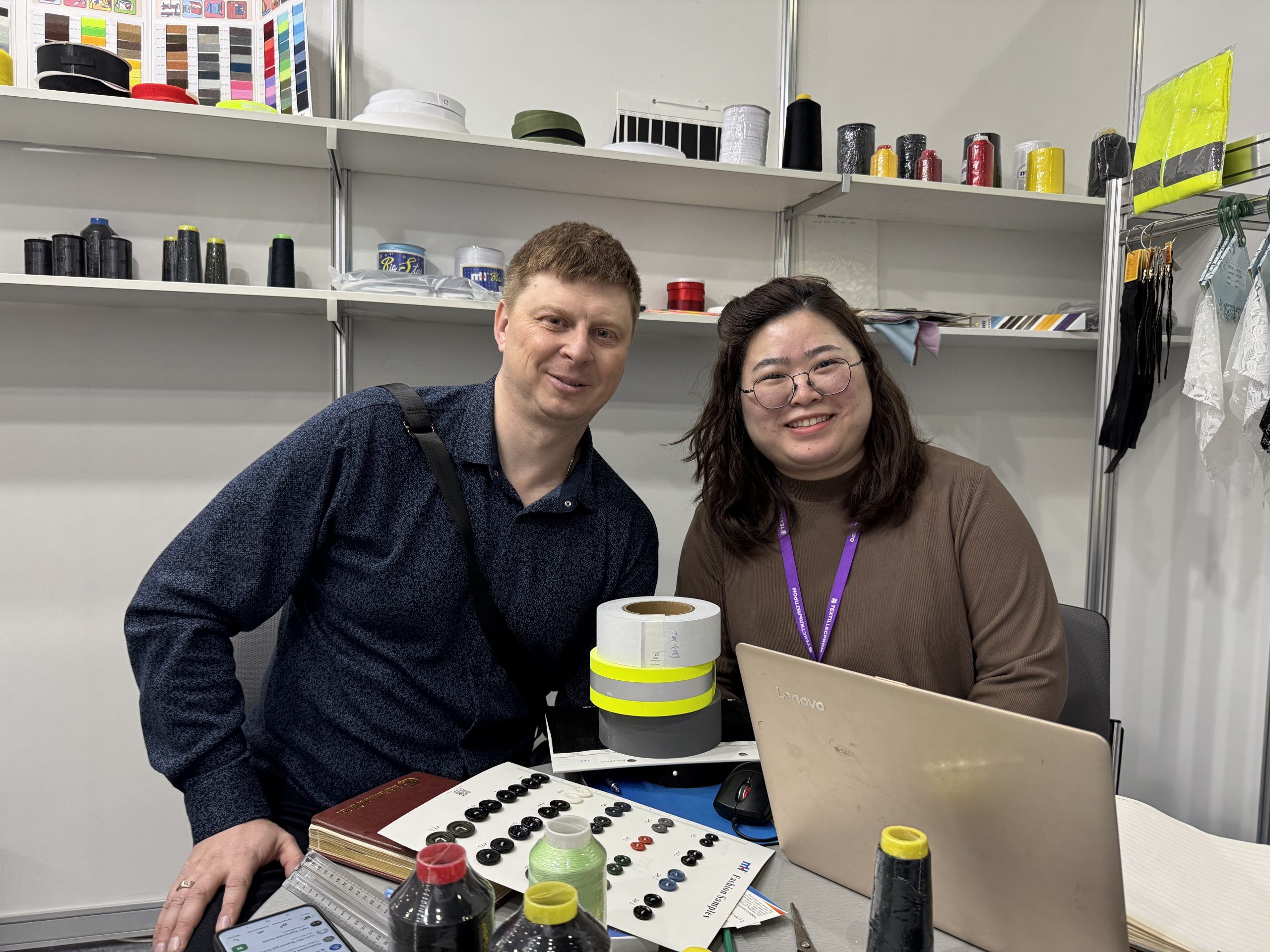 萌恒亮相俄羅斯國際輕工紡織及設備展