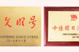 寧波萌恒工貿(mào)有限公司榮獲“青年文明號(hào)”、“十佳團(tuán)日”稱號(hào)